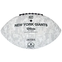 Ballon de football Wilson 2024 autographié par Abdul Carter des New York Giants