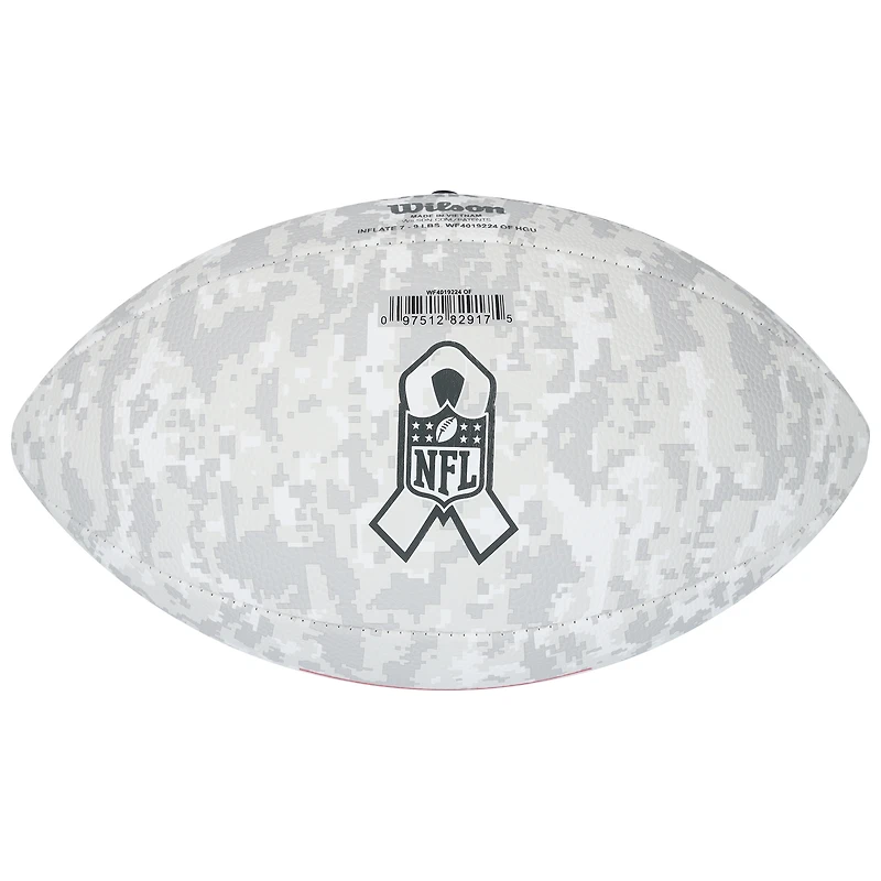 Abdul Carter New York Giants Autographed Wilson 2024 Salute To Service Football 