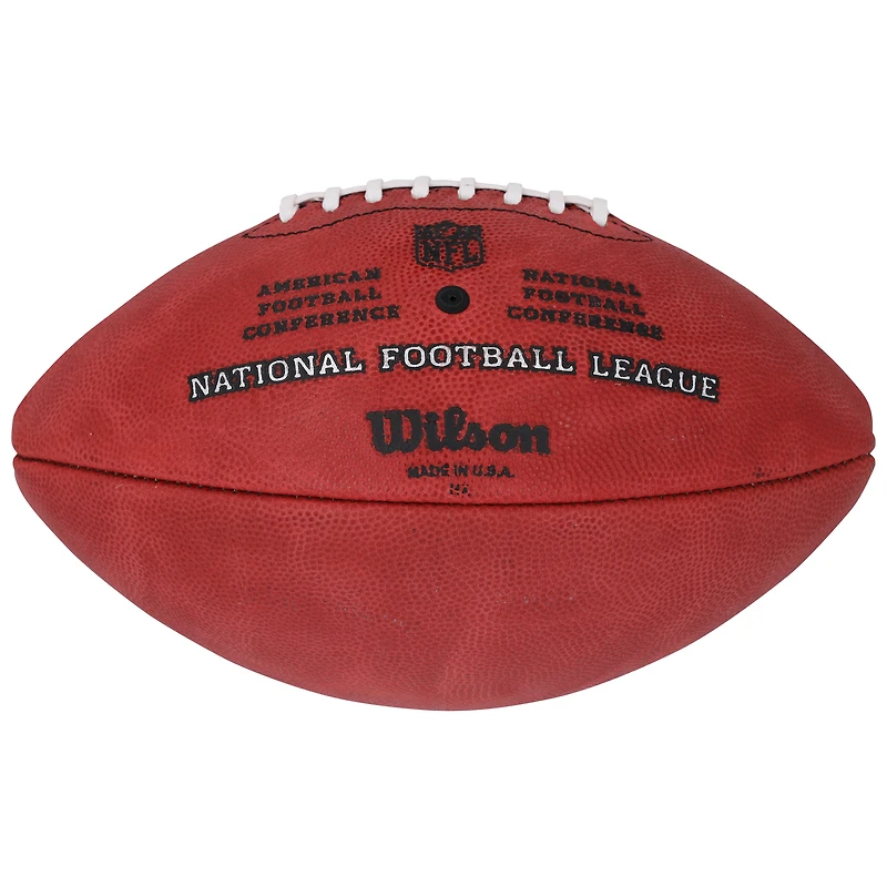 Ballon de football Wilson Duke en couleur autographié par Abdul Carter des New York Giants avec l'inscription « 25 3rd Pick »