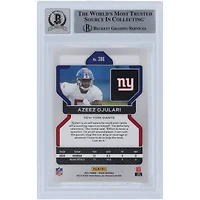 Azeez Ojulari New York Giants Autographed 2021 Panini Prizm #386 Beckett Fanatics Witnessed Authenticated 10 Rookie Card