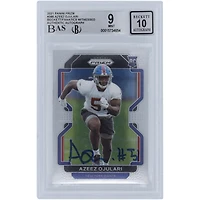 Azeez Ojulari New York Giants Autographed 2021 Panini Prizm #386 Beckett Fanatics Witnessed Authenticated 9/10 Rookie Card