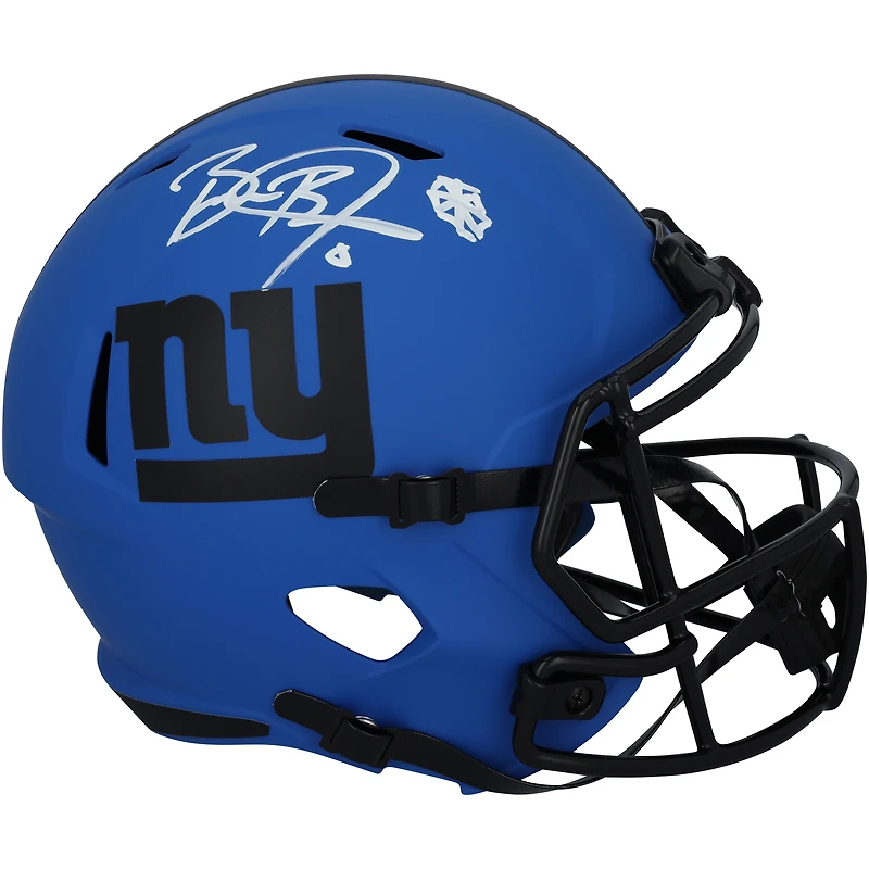 Brian Burns New York Giants Autographed Riddell Rave Speed Replica Helmet