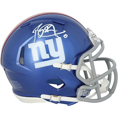 Brian Burns New York Giants Autographed Riddell Speed Mini Helmet