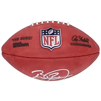 Ballon de football américain Wilson Duke en couleur, autographié par Brian Burns des Giants de New York