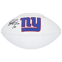 Ballon de football américain Wilson White Panel autographié par Brian Burns, des Giants de New York