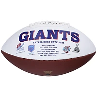 Brian Daboll New York Giants Autographed White Panel Football