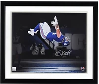Cam Skattebo New York Giants Autographed 16" x 20" 2025 Week 3 Touchdown Celebration Backflip Spotlight Photograph