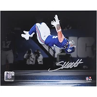 Cam Skattebo New York Giants Autographed 8" x 10" Backflip Spotlight Photograph