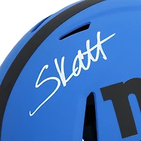 Casque Riddell Rave Speed authentique dédicacé par Cam Skattebo des New York Giants