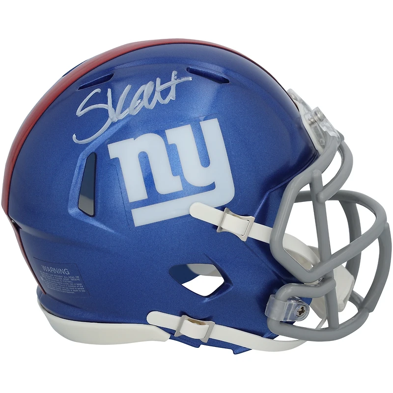 Mini-casque Riddell Speed ​​autographié par Cameron Skattebo, équipe multi-équipes de la NFL