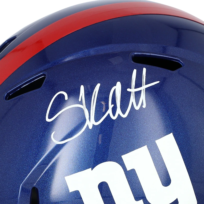 Réplique du casque Riddell Speed ​​autographié par Cameron Skattebo, multi-équipes de la NFL