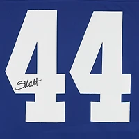 Cam Skattebo New York Giants Autographed Royal Nike Vapor F.U.S.E. Limited Jersey