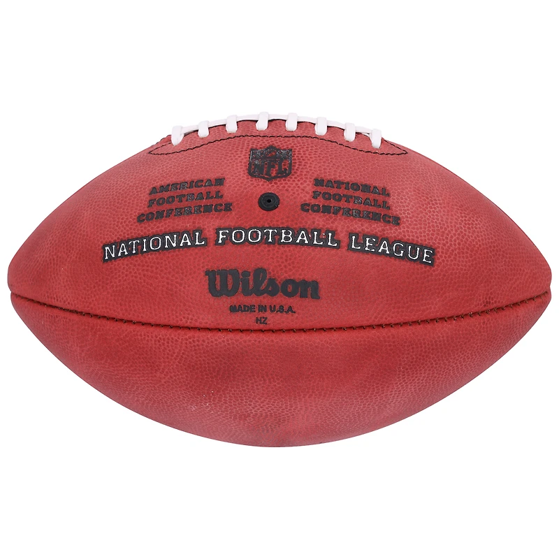 Ballon de football Wilson Duke autographié par Cameron Skattebo, multi-équipes de la NFL, en couleur