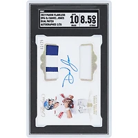 Daniel Jones New York Giants Autographed 2019 Panini Flawless Dual Relic #DPA-DJ #2/25 SGC Authenticated 8.5/10 Rookie Card