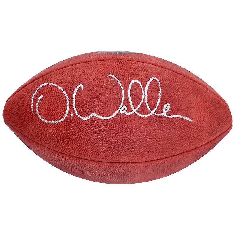 Ballon de football professionnel Wilson Duke dédicacé par Darren Waller des New York Giants