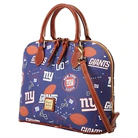 Sacoche zippée pour le jour du match Dooney & Bourke New York Giants