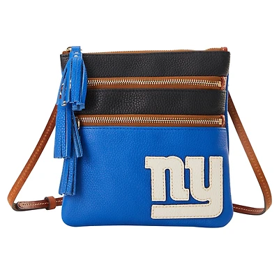 Dooney & Bourke New York Giants Infield Triple Zip Crossbody Purse