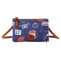 Dooney & Bourke New York Giants Top Zip Crossbody Purse