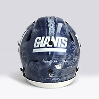 Eli Manning New York Giants Autographed Riddell Speed Flex Authentic Helmet - Art by Art Cabal
