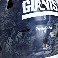 Eli Manning New York Giants Autographed Riddell Speed Flex Authentic Helmet - Art by Art Cabal