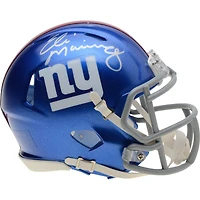 Mini-casque Riddell Speed ​​autographié par Eli Manning, des Giants de New York
