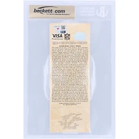 Eli Manning New York Giants Autographed Super Bowl XLII Beckett Fanatics Witnessed Authenticated 10/10 Ticket from February 3