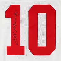 Eli Manning New York Giants Autographed Super Bowl XLII White Mitchell & Ness Authentic Jersey 