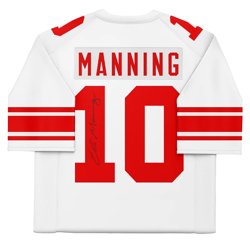 Eli Manning New York Giants Autographed Super Bowl XLII White Mitchell & Ness Authentic Jersey