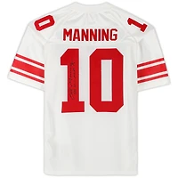 Eli Manning New York Giants Autographed Super Bowl XLII White Mitchell & Ness Authentic Jersey with "SB XLII MVP" Inscription