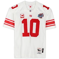 Eli Manning New York Giants Autographed Super Bowl XLII White Mitchell & Ness Authentic Jersey with "SB XLII MVP" Inscription
