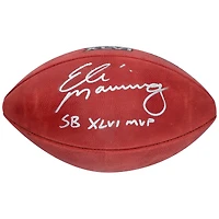Eli Manning New York Giants Autographed Super Bowl XLVI Pro Football with ''SB XLVI MVP'' Inscription