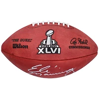 Eli Manning New York Giants Autographed Super Bowl XLVI Pro Football with ''SB XLVI MVP'' Inscription