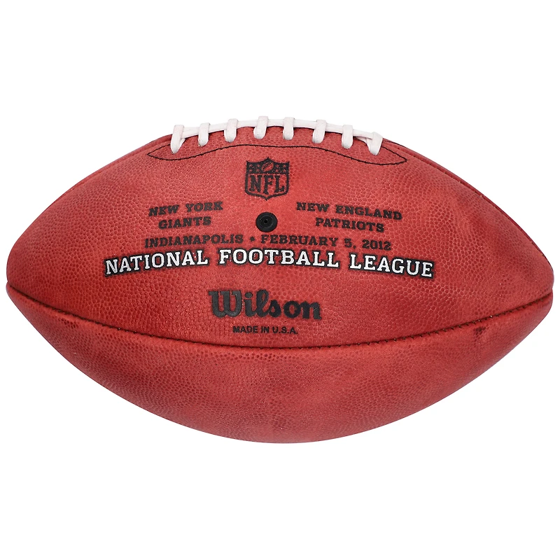 Eli Manning New York Giants Autographed Super Bowl XLVI Pro Football with ''SB XLVI MVP'' Inscription