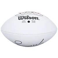 Eli Manning New York Giants Autographed Wilson 100th Season White Panel Football