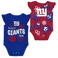 Ensemble deux pièces pour nouveau-né et nourrisson Outerstuff New York Giants The Sunshine