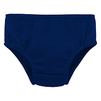 Ensemble deux pièces de pom-pom girl Royal New York Giants pour filles d'âge préscolaire, avec bloomer