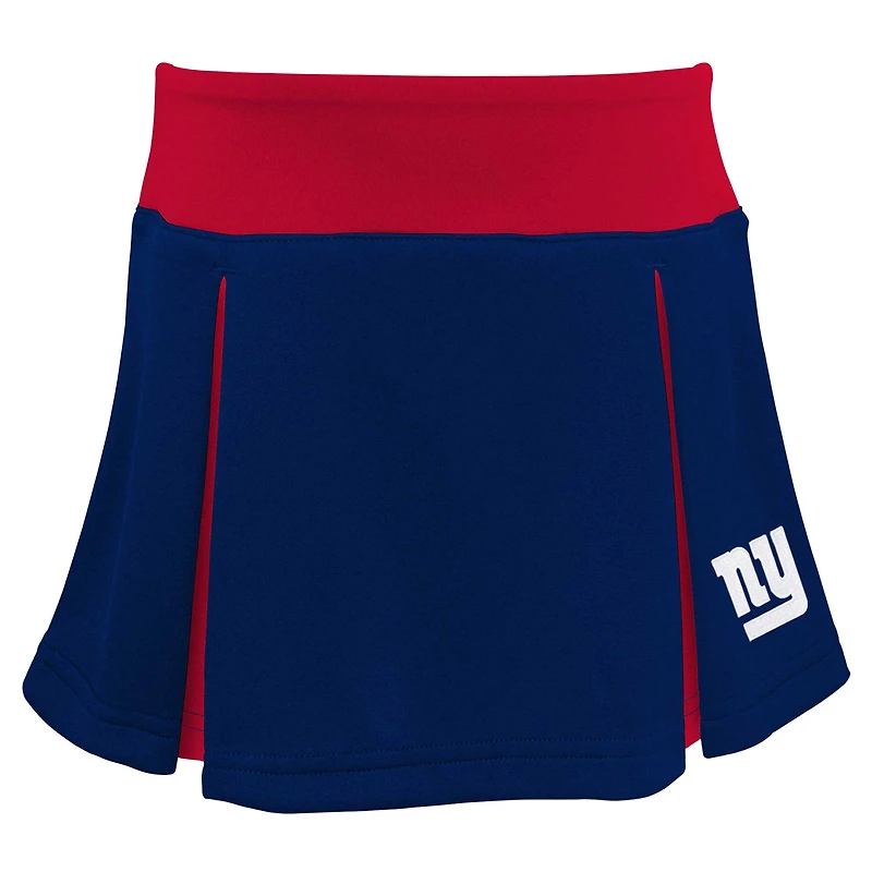 Ensemble de pom-pom girl deux pièces Royal New York Giants Spirit pour filles
