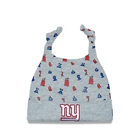Bonnet en tricot à revers New Era New York Giants Critter gris chiné pour bébé