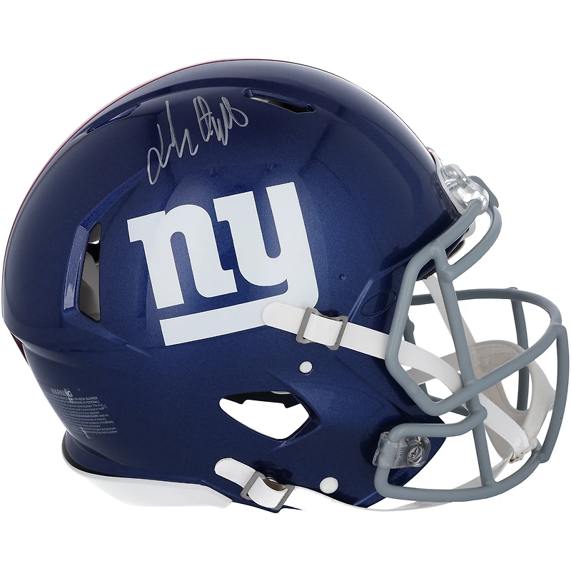Jalin Hyatt New York Giants Autographed Riddell Speed Authentic Helmet