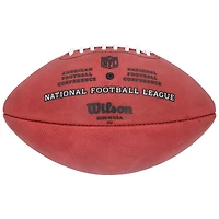 Ballon de football Wilson Duke en couleur autographié par Jaxson Dart et Cam Skattebo des New York Giants