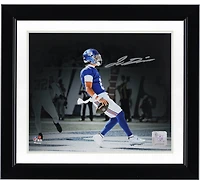 Jaxson Dart New York Giants Autographed 8" x 10" Touchdown Spotlight Photograph