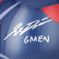 Jaxson Dart New York Giants Autographed Riddell 2024 Alternate Speed Authentic Helmet with "GMEN" Inscription