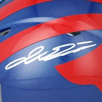 Mini-casque Riddell 2024 Alternate Speed ​​autographié par Jaxson Dart des Giants de New York