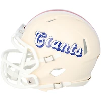 Casque Riddell Retro Speed ​​Mini autographié par Jaxson Dart des Giants de New York
