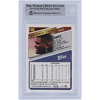 Lawrence Taylor New York Giants Autographié 1993 Topps #105 Beckett Fanatics Witnessed Authenticated Card