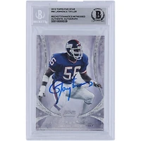 Lawrence Taylor New York Giants Autographié 2013 Topps Five Stars #94 #/208 Beckett Fanatics Witnessed Authenticated Card