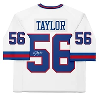 Lawrence Taylor New York Giants Autographed White Mitchell & Ness Replica Jersey