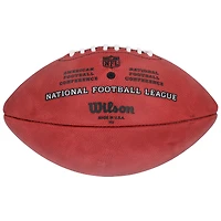Ballon de football américain Wilson Duke en couleurs, autographié par Lawrence Taylor (New York Giants), avec inscription « HOF 99 ».