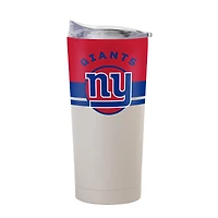 Gobelet isotherme Logo Brands New York Giants 20 oz Horizon à revêtement en poudre