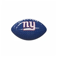 Ballon de football brillant en fibre de carbone de petite taille des Giants de New York